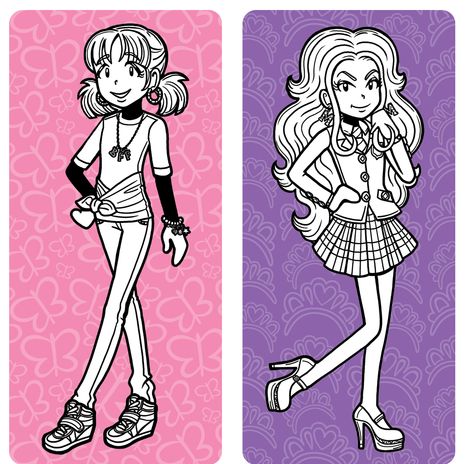 Dork Diary, Dork Diaries Characters, Girly Nostalgia, Dork Diaries Books, Sketch Doodles, Cute Easy Paintings, Book Character Costumes, Dork Diaries, Diary Book