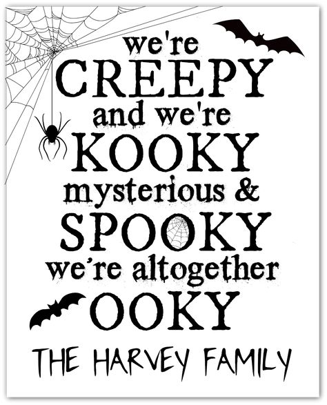 Free Addams Family Halloween Printable - Happy-Go-Lucky Addams Family Theme Party, Addams Family Quotes, Addams Family Halloween, Free Family Printables, Addams Family Theme, Addams Family Movie, Family Printables, Halloween Printables Free, Adams Family