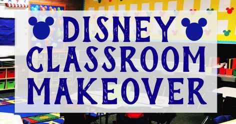 Disney Classroom Transformation, Disney School Theme, Disney Classroom Decorations, Disney Classroom Ideas, Disney Classroom Decor, Classroom Diys, Disney Classroom Theme, Mickey Classroom, Esl Vocabulary Activities