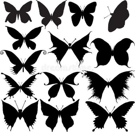 Insects Tattoo, Black Flowers Tattoo, Butterfly Tattoo Cover Up, Rose And Butterfly Tattoo, Black Butterfly Tattoo, Tattoo Sites, Silhouette Butterfly, Black Butterflies, Butterfly Silhouette