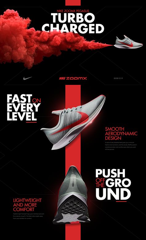 Nike Shoes Poster, Shoes Poster Design, Shoes Poster, Shoe Advertising, Shoe Poster, Fashion Poster Design, Social Media Advertising Design, Illustration Typography, Sport Poster Design