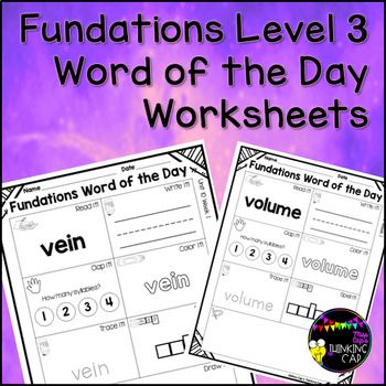 Level 2 Fundations, Fundations Level 3, Third Grade Ela, Thinking Cap, Sounding Out Words, Spelling Lists, Phonics Games, Effective Teaching, Foundational Skills