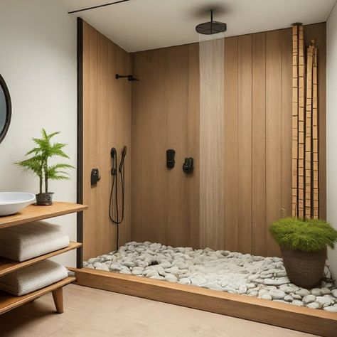 Open Showers No Door Walk In Tile, Open Showers No Door Walk In, Half Glass Shower Wall, Doorless Walk In Shower Ideas, Doorless Showers Walk In, Curbless Showers, Showers Without Doors, Kids Bathroom Remodel, Glass Shower Wall