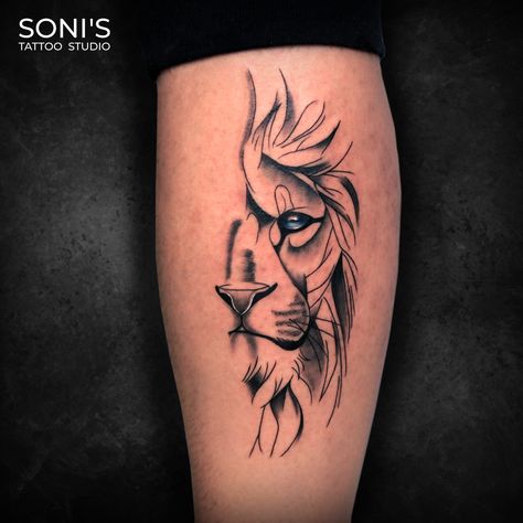 Lion tattoo is to convey the bravery and courage of the bearer.

Soni’s Tattoo Studio 
09974432274
Navsari Gujarat
.

Tattoo done by @_artist_nitesh_
at most Trusted Tattoo Studio of town @sonistattoo_by_nitesh
.

#sonistattoo #navsari #gujarat #india #tattoo #besttattooingujarat #besttattooinindia
#tattooingujarat #tattooinindia #tattoos #tattooartist #tattooideas #tattooist #tattoolife #tattoodesign #tattoolove #tattoowork #art #tattoostudio #tattooart #tattoopro #proffesionaltattooartist #customtattoo #uniquetattoo #trending #viral #instagram #love #explorepage #explore Lion Courage Tattoo, Lion Face Tattoo, Lion Tattoos For Men, Lion Courage, Courage Tattoo, India Tattoo, Courage Tattoos, Male Tattoos, Lion Tattoos