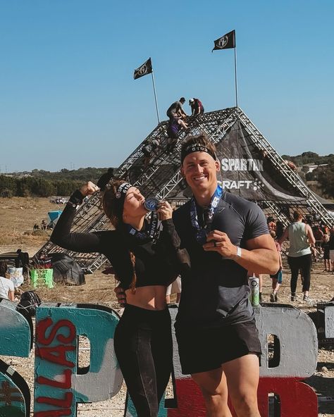 @spartan race…Bucket list check✔️💀💪🏼 I placed 33rd out of 179 and Coy placed 25th! We ended up starting about ten minutes late but look ma we made it😂 Lessons learned: don’t wear rings, don’t have nails, don’t wear platform hiking shoes to run a 10k, ya girl needs to do more upper body workouts, Coy is actually a beast, ladies wear your waterproof mascara, & definitely don’t rely on a Starbucks feta wrap to get you through bc you just might vomit😂🙈 Who’s ready to get that trifecta?!🤘🏼 #bu... Spartan Race Aesthetic, Spartan Run, Feta Wrap, 2025 Vison, Spartan Sprint, Upper Body Workouts, Spartan Race Training, Manifest Board, Vision Board Workshop