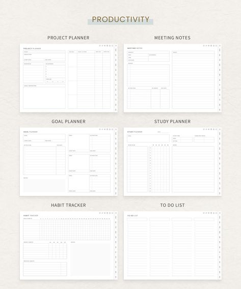 Minimalist Digital Planner, Planner Minimal, Notability Planner, Ipad Goodnotes, Planner Setup, Undated Daily Planner, Planner Minimalist, Planner Ipad, Daily Planner Pages