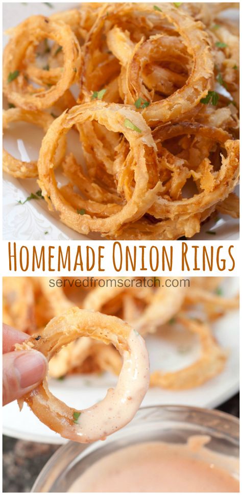 https://selvianstores.com/ Homemade Onion Rings, Onion Rings Recipe, Crispy Onions, Oreo Dessert, Läcker Mat, Onion Recipes, Sweet Moments, Think Food, Perfect Appetizers