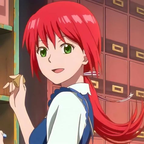 Snow White With The Red Hair Shirayuki, Shirayuki Icon, Saori Hayami, Shirayuki Hime, Akagami No Shirayuki, Akagami No Shirayukihime, Snow White With The Red Hair, Animation Art Sketches, Girls With Red Hair