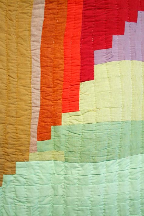 Close up of a Gee's Bend quilt--bricklayer variation Gees Bend, Gees Bend Quilts, African American Quilts, Amazing Quilts, Senior Thesis, Quilt Backs, Doll Quilts, Quilt Modernen, Small Sewing