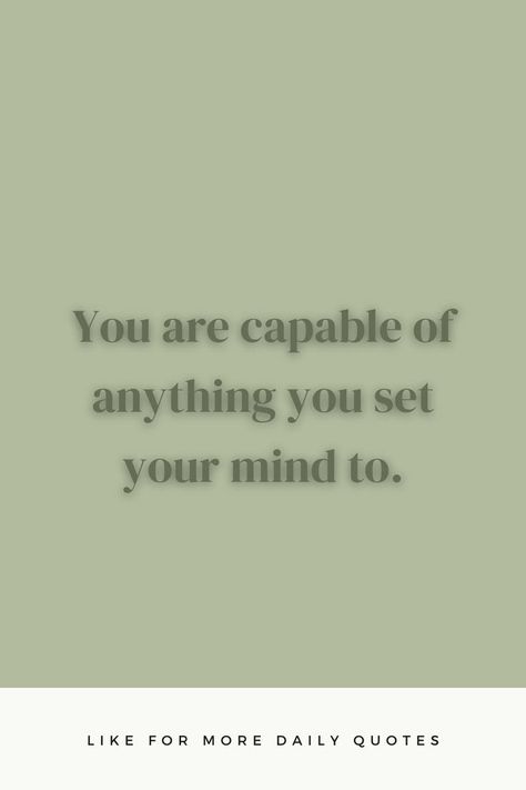 Don't limit yourself. Believe in yourself and your abilities, and you can achieve anything you set your mind to. Keywords: capable, potential, motivation, inspiration Inspirational Quotes For Women, Believe In Yourself, Confident Woman, Feeling Down, Do Everything, Motivate Yourself, Daily Quotes, Motivation Inspiration, Woman Quotes