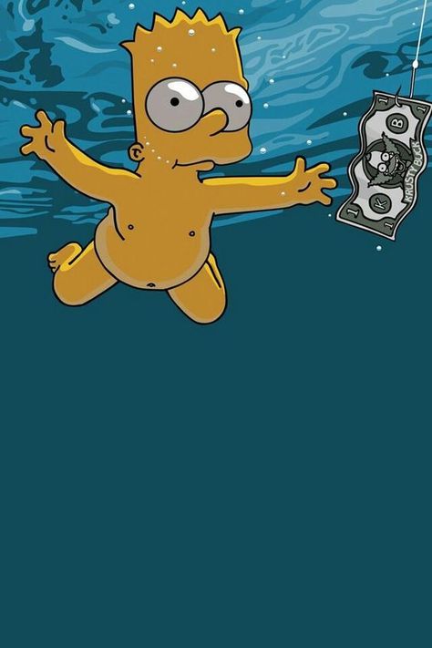 Baby Money, Bart Simpson Art, Tumblr Iphone Wallpaper, Simpson Wallpaper Iphone, Simpsons Drawings, Tumblr Iphone, Simpsons Art, Cartoon Tv Shows, Cartoon Wallpaper Iphone