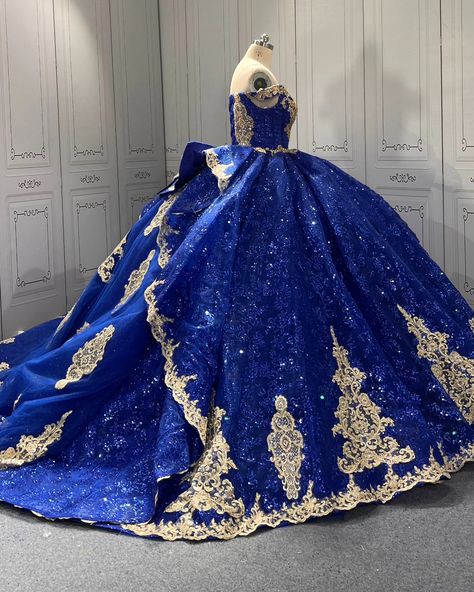 Royal Blue Quinceanera Dress Off Shoulder Lace Appliques Birthday Party Gowns Crystal Sweetheart Neck Sequin Girls Ball Gown Sweet 16 Dresses #bluedress #15años #girl #quincedress Blue Quinceanera Theme, Ball Gown Sweet 16, Blue Quinceanera Dress, Royal Blue Quinceanera Dresses, Royal Blue Quinceanera, Quinceanera Theme, Blue Quinceanera, Girls Ball Gown, Quinceanera Themes