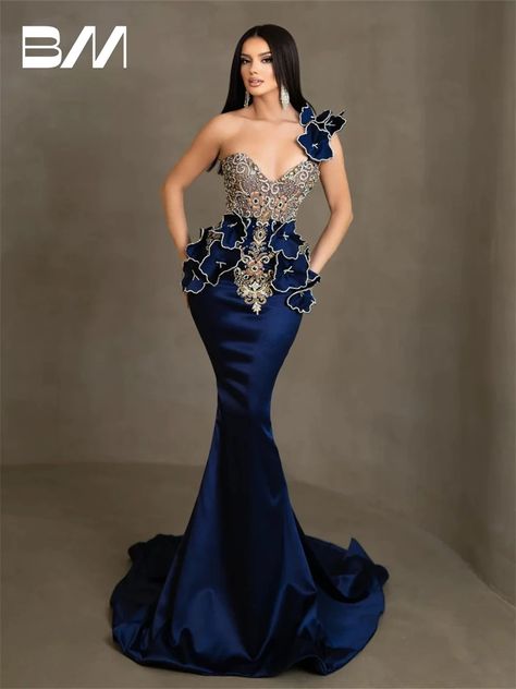 Dress With Stones, Shoulder Beads, Women Prom Dresses, Long Flower Dress, Purple Long Dress, Blue Satin Dress, Gorgeous Prom Dresses, Luxurious Dresses, Beads Embroidery