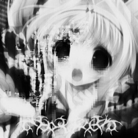 Creepy Cute Aesthetic, Animecore Webcore, Cybergoth Anime, Creepy Core, Emo Pfp, Cat Icon, Old Anime, Dark Photography, Cute Profile Pictures