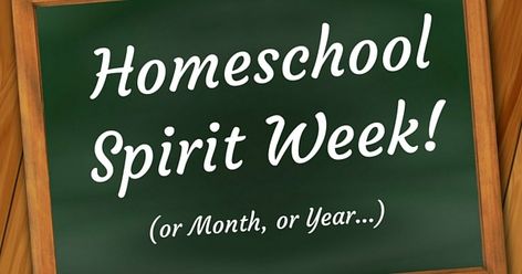 September Spirit Week Ideas, Homeschool Spirit Week Ideas, Spirit Week October, Elementary Spirit Days, Spirt Days Ideas Highschool, School Break, Spirit Week, Homeschool Planner, Homeschool Preschool