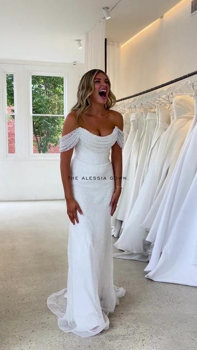 Luxe Wedding Dress, Mariana Hardwick, Glam Wedding Dress, Wedding Dressses, New Years Wedding, Nye Wedding, Bridal Shower Inspiration, Reception Dress, Glam Dresses