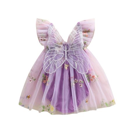 PRICES MAY VARY. 🦋High Quality Fabric: Baby fairy dresses are made of 100% polyester, fairy dress baby is soft and breathable, high quality fabric provides excellent wearing experience, 2024 New style, your little princess will love! Baby girl Halloween costumes so so so beautiful. 🦋2024 New Style: Halloween costume baby, butterfly wings dresses for infant girls, baby fairy costume with 3D flowers, sleeveless, floral embroidery, fairy wings baby, baby fairy wings, cute butterfly wings on the b Infant Fairy Costume, Fairy First Birthday Dress, Baby Fairy Costume, Baby Girl Halloween Costume, Butterfly Wing Dress, Fairy Costume For Girl, Embroidery Fairy, Halloween Butterfly, Photography Halloween