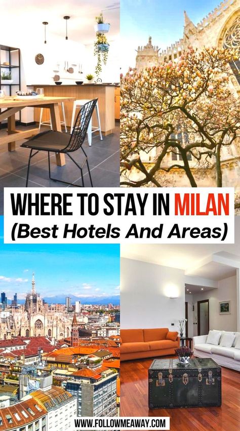 Where To Stay In Milan: Best Hotels And Areas Milan Italy Airbnb, Hotels In Milan Italy, Trip To Milan, Where To Stay In Milan Italy, Where To Stay In Milan, Milan Italy Outfit, Milan Hotels, Best Hotels In Milan, Milan Italy Travel