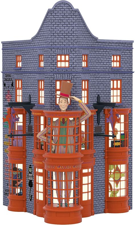 Amazon.com: Hallmark Keepsake Christmas Ornament 2019 Year Dated Harry Potter Weasleys' Wizard Wheezes Joke Shop: Home & Kitchen Gifts For Harry Potter Fans, Weasley Wizard Wheezes, Wizard Wheezes, Harry Potter Christmas Ornaments, Harry Potter Christmas Decorations, Hagrids Hut, Harry Potter Toys, Harry Potter Miniatures, Harry Potter Ornaments