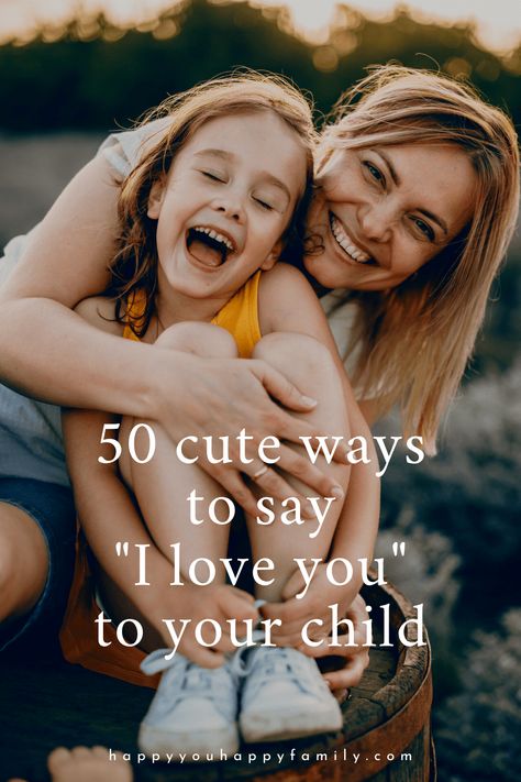 If you've been saying 'I love you' on autopilot, it might be time to mix up the routine. Here are 50 cute ways to say 'I love you' to your child so they feel secure in your love. #parentingtips #positiveparenting #familybonding #love #parentingadvice I Love You Sayings, Things I Love About You List Kids, What I Love About You Kids, Fun Ways To Say I Love You, Things To Tell Your Kids You Love About Them, Love For Child Quotes, Things I Love About You, I Love My Kids Quotes, Loving Your Children Quotes