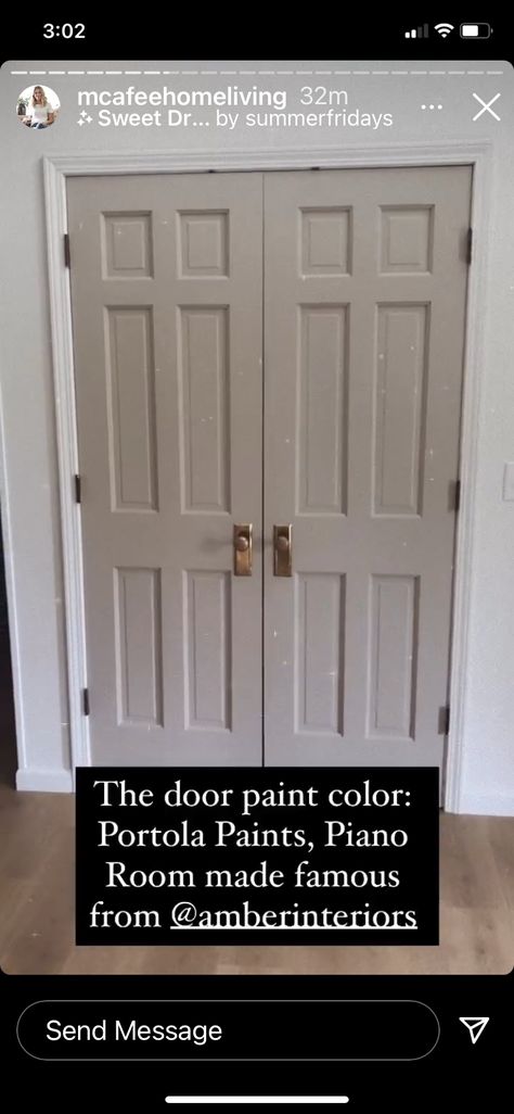 Portola Paint Piano Room, Piano Room Paint Color Portola, Piano Room Portola Paints, Portola Paint, Painted Pianos, Door Paint, Front Door Paint Colors, Door Paint Colors, Piano Room