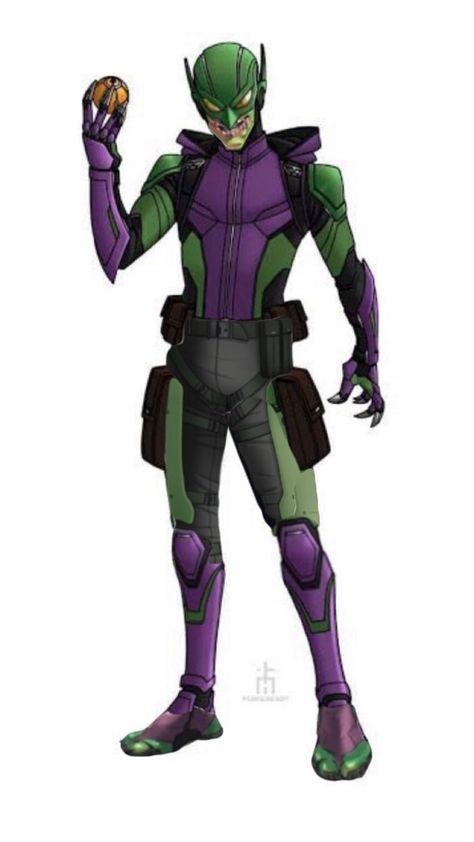 Green Goblin Redesign, Marvel Green Goblin, Zombicide Black Plague, Solgaleo Pokemon, Arte Nerd, Marvel Characters Art, Spider Art, Spiderman Artwork, Marvel Artwork