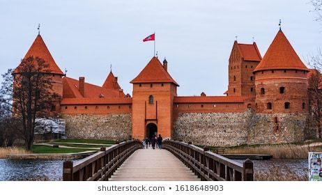 Island Kingdom, Trakai Castle, Castle Layout, Valley Of Flowers, Architecture Background, Brick Building, Ancient Architecture, Lithuania, Cologne Cathedral