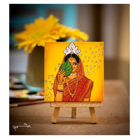 Studio Joyeeta ™ on Instagram: “Not a fan of big fat weddings,but what i love about this whole wedding thing is the aesthetics, how beautiful and artsy every little…” Bengali Wedding Painting, Joyeeta Art, Wedding Art Drawing, Big Canvas Painting, Ink Sketchbook, Canvas Art Painting Abstract, Judging People, Wedding Drawing, Bengali Art