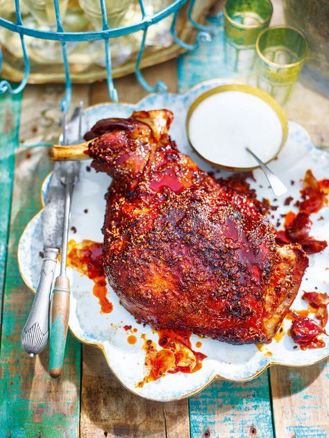 A barbecue recipe with bold Middle Eastern flavours.  Food Recipe Share and enjoy! #arabiandate Lamb Meals, Barbecue Recipe, Slow Roast Lamb, Nordic Wedding, Buttermilk Dressing, Mutton Curry, Roast Lamb, Lamb Shoulder, Mutton Recipes