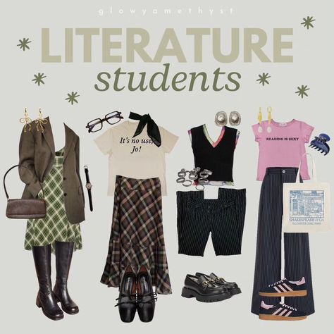 Literature Outfit, Halloween Themed Outfits, Character Bounding, College Major, College Majors, October 4th, Academia Style, Desi Aesthetic, University College