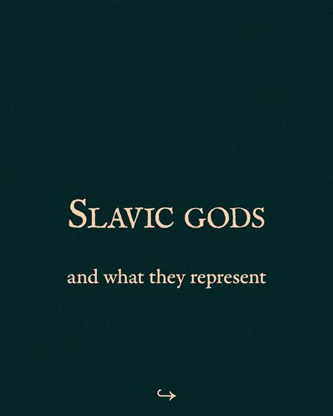 Side notes on Slavic gods: 1 Slavic culture isn’t like, for example, Greek one. The pantheon is underdeveloped, a lot of mythology is lost, and the names, attributes and myths strongly vary throughout different regions. All this is richly compensated by intricate and detailed folklore about spirits and creatures (and I’ve got a whole highlight ‘Slavic folklore’ about that). 2 ‘But where is Yarilo?’ I’m sorry, but all the credible research I’ve seen stands on the point that he was almost no... Slavic Paganism Symbols, Slavic Mythology Creatures, Slavic Names, Slavic Deities, Slavic Witchcraft, Witchcraft Inspiration, Norse Names, Slavic Culture, Slavic Mythology