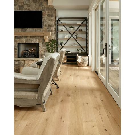 Shaw Floors Scottsmoor Oak 9/16" Thick x 7-1/2" Wide Engineered Hardwood Flooring | Wayfair Hardwood Floor Colors, Shaw Floors, Wood Floors Wide Plank, Flooring Ideas, Floor Colors, Oak Hardwood, Engineered Hardwood Flooring, Engineered Wood Floors, Vinyl Plank Flooring