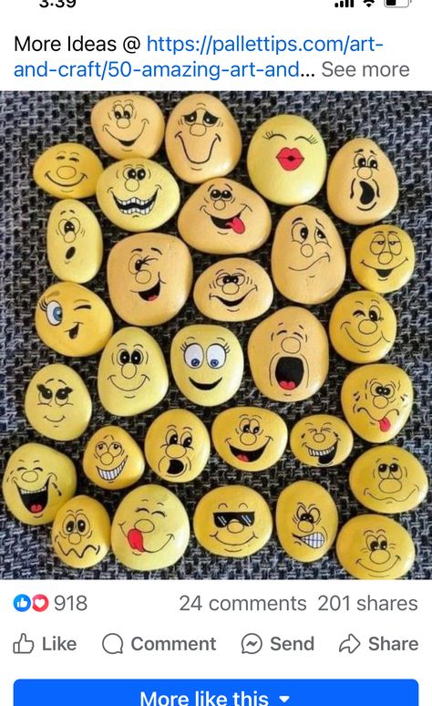 Emoji Rocks Painting, Emoji Rocks, Rocks Painting, Rock Painting Designs, Painting Designs, Rock Crafts, Rock Painting, Kids Stuff, Amazing Art