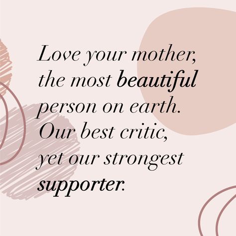 Your mom is your number one supporter 👏 Mum Quotes, Short Note, Beautiful Quran Verses, Books For Moms, Like Quotes, Short Inspirational Quotes, I Miss Her, Mom Quotes, Beautiful Person