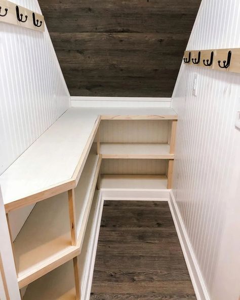 11 Ways To Maximize The Space Under The Stairs – Forbes Home Open Staircase Storage, Kitchen Cupboard Under Stairs, Under Stairs Closet Organization Sloped Ceiling, Narrow Under Stairs Storage, Understairs Laundry Cupboard, Deep Under Stairs Closet, Above Stairs Storage, Under Stairs Pantry Shelving Ideas, Under Basement Stairs Storage