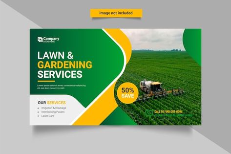 Agricultural Poster Design, Agriculture Banner Design, Farm Banner Design, Landscape Flyer Design, Farm Flyer Design, Farm Poster Design, Agriculture Poster Design Ideas, Agriculture Flyer, Vector Garden