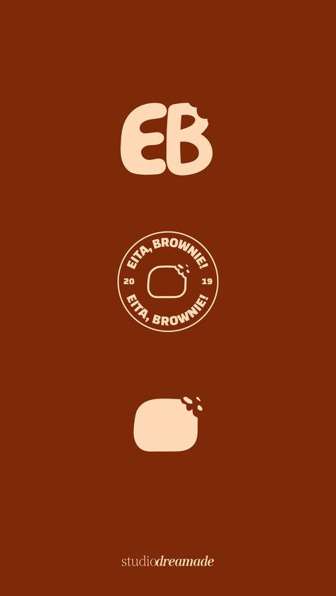 Logos made for Eita, Brownie! an Brownie shop based in Brazil whose that offers quality sweets in an affordable way, always being transparent and establishing a more personal contact with customers. Brownie Branding, Sweet Shop Logo, Shop Branding Design, Brownie Shop, Shop Branding, Adventure Seeker, Collateral Design, Baking Business, Wellness Business