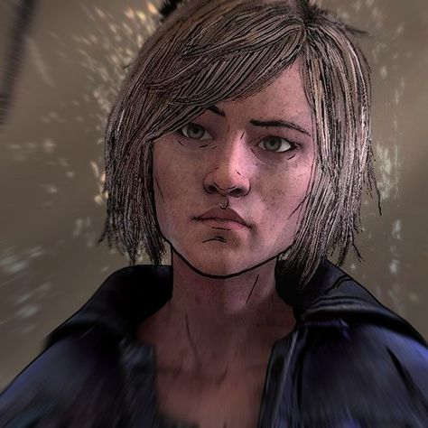 Violet from The Walking Dead: The Final Season Violet Twdg Fanart, Twdg Violet, Twdg Icons, Violet Twdg, Twd Telltale, Walking Dead Gif, Walking Dead Pictures, The Walking Dead Telltale, Walking Dead Game