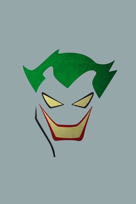 Joker Painting Easy, Joker Pictures, Joker Drawing Easy, Joker Symbol, Tattoo Leo, Joker Logo, Joker Mask, Joker Drawings, Harley Quinn Drawing