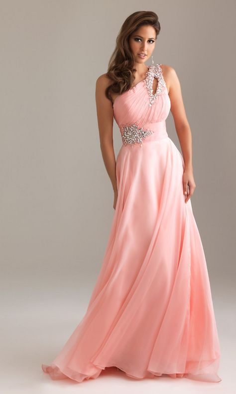 Empire One-shoulder Floor-Length Chiffon Sequins Occasion Dress SEM0216  in black One Shoulder Bridesmaid Dresses, Formal Ball Gown, 2014 Dresses, Prom Dresses Sleeveless, Elegant Prom Dresses, فستان سهرة, Pink Prom Dresses, Pageant Dress, Ball Gowns Prom