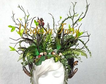 Elf Headdress, Fairy Headband, Fairy Headpiece, Fairy Cosplay, Constellation Art, Festival Headband, Vintage Headpiece, Halloween Fairy, Derby Fascinator