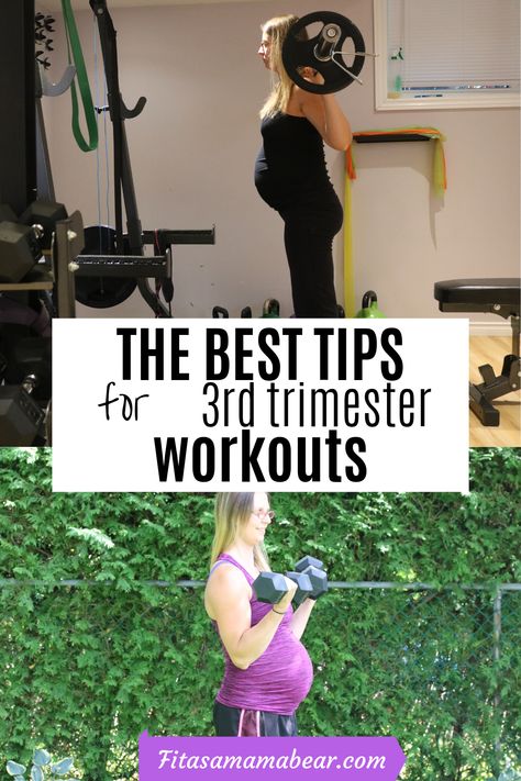 Third Trimester Workout, 3rd Trimester Pregnancy, Postpartum Workouts, How To Work Out, Pregnancy Fitness, Pregnancy Workouts, Healthy Pregnancy Tips, Best Workout Routine, Prepare For Labor