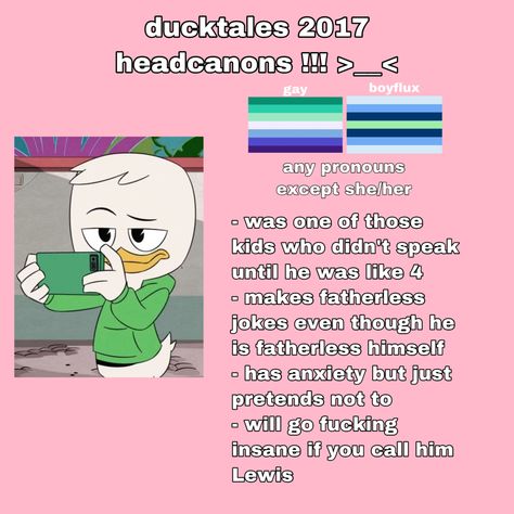 Duck Tales Fanart, Ducktales Headcannons, Louie Ducktales, Louie Duck, Cartoon Characters As Humans, Duck Cartoon, Disney Ducktales, Happy Stories, Duck Tales