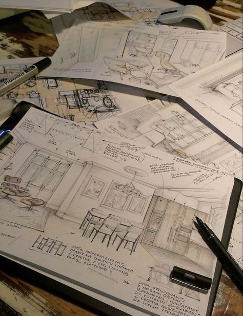 Architecture Career, Interior Design Sketchbook, Ali Hazelwood, Interior Design Student, Architecture Drawing Plan, Interior Architecture Drawing, Architecture Life, Architecture Sketchbook, Interior Design Sketches