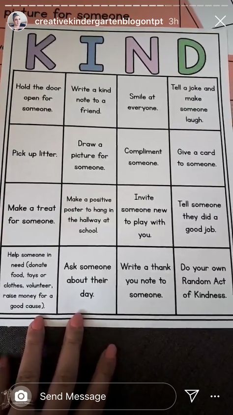 Kindness Club Ideas, Cool Patterns To Draw, Kindness Bingo, Beta Club, Kindness Club, Kindness Week, Childhood Activities, Fun Team Building Activities, Therapeutic Recreation