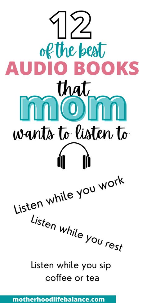 Moms listen up, getting inspired is easy! Listen to these great audio books anytime of the day while you work or rest. Easy to listen too and free audio books are available! Self care has never been so easy. Overwhelmed moms, you need to read this. Self Motivation Books, Free Audio Books, Free Audiobooks, Best Audiobooks, Free Audio, Embrace The Chaos, Audio Books Free, Self Help Books, Mom Help