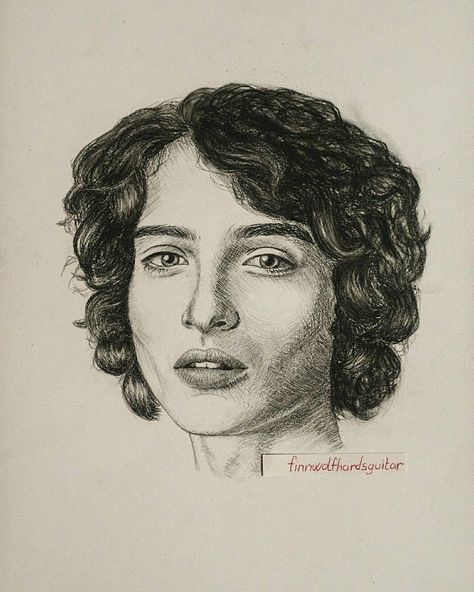 Finn Wolfhard Drawing, Drawing Ideas Easy, Stranger Things Kids, Finn Wolfhard, Drawing Pencil, I'm Sorry, Draw Your, Drawing Art, Drawing Ideas