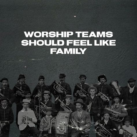 As worship leaders, we can help our team members feel like they're part of something bigger than themselves. Under our leadership, they should feel like they're in a family that is supportive, mission-minded, and devoted to Jesus.  Check out our new episode "4 Ways To Help Your Worship Team Grow Closer Relationally And Spiritually" on YouTube and anywhere you listen to podcasts! Worship Team, Worship Leader, Team Members, Something Big, Team Member, A Family, Worship, Feel Like, Leadership