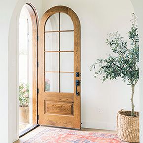 White Oak Front Doors, Arched Exterior Doors, Arched Interior Doors, Round Front Door, Arched Front Door, Interior Front Door, Wood Front Door, Oak Front Door, Custom Front Doors