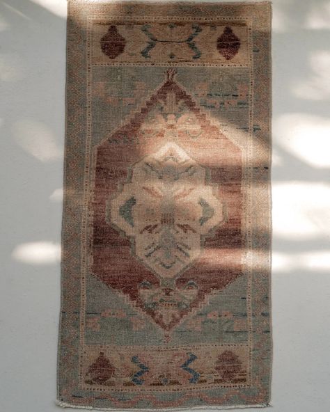 Vintage Accent Rugs ✨ Explore the shop to see dozens of one of a kind handwoven rugs #slowroads Earthy Pallet, Blue Pomegranate, Pomegranate Chocolate, Kitchen Sink Rug, Pakistan House, River Garden, Pine Cone Candles, River Blue, Road Design